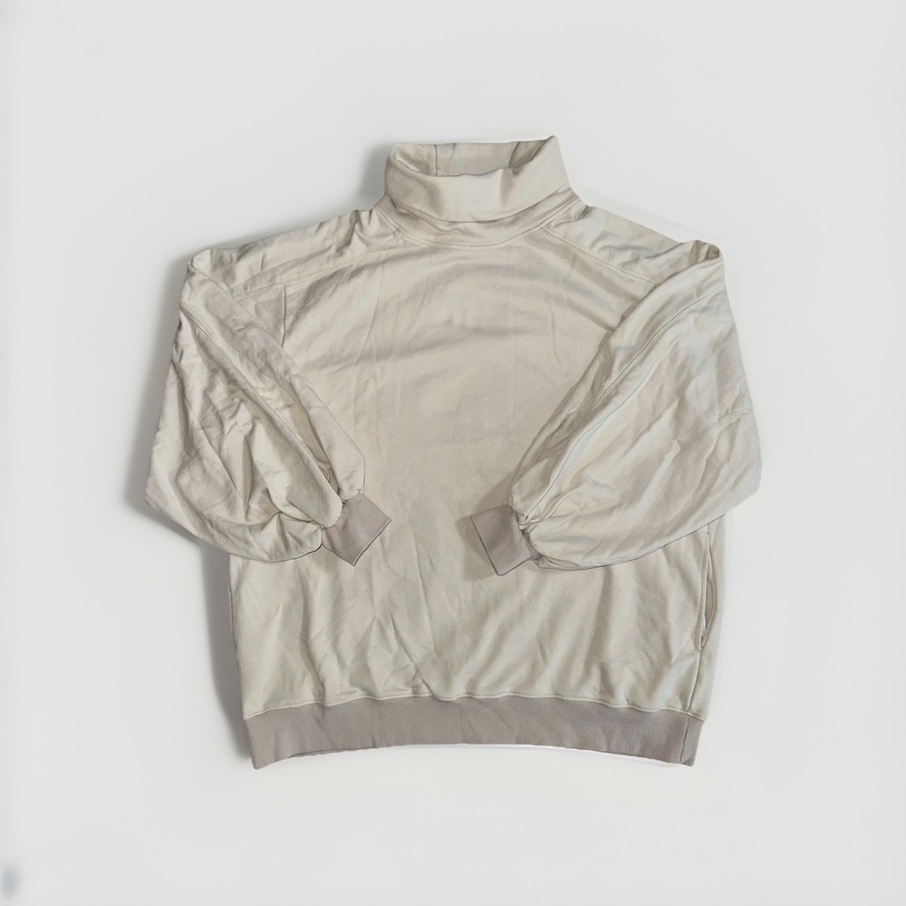 Nap Women's Size Small Loungewear Oversized Boxy Turtleneck Sweatshirt